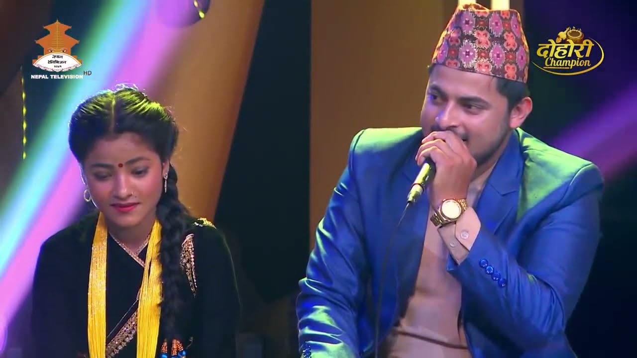 Sabin Acharya VS Mina Budhathoki | Semi Final | Dohori Champion Clip