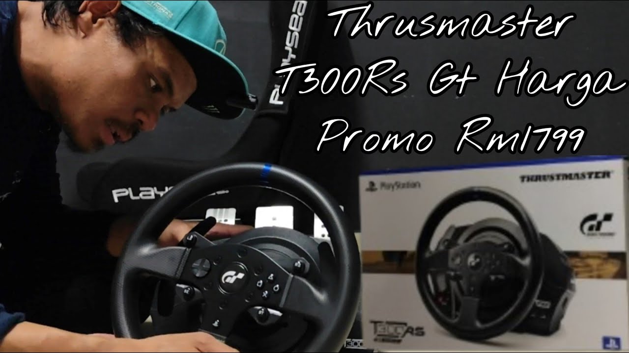 Full Review Unboxing and setup Stering Wheel Thrustmaster T300RS GT