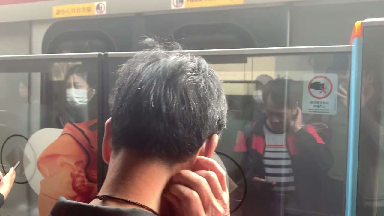 [幸好一嚟搭到冇車門廣+二哥的R車]MTR EAL R Train D034/D036駛離1號月台丶D028/D030駛入2號月台 丶D004/D006駛入 & 駛離九龍塘1號月台