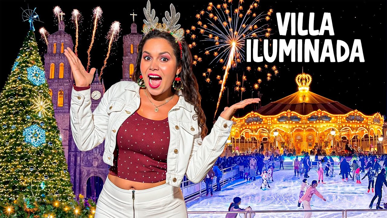VILLA ILUMINADA en  🎄 Dolores Hidalgo Guanajuato 4K 