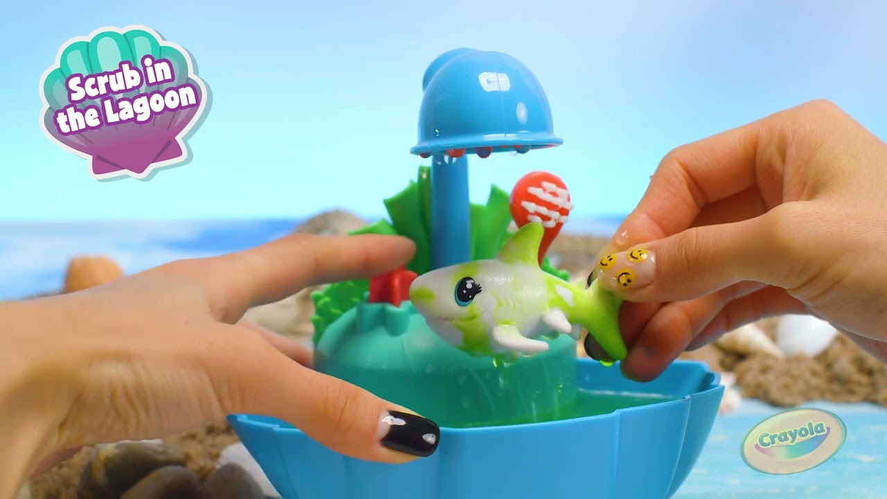 Crayola Scribble Scrubbie Pets Ocean Lagoon Playset || Crayola Product Demo