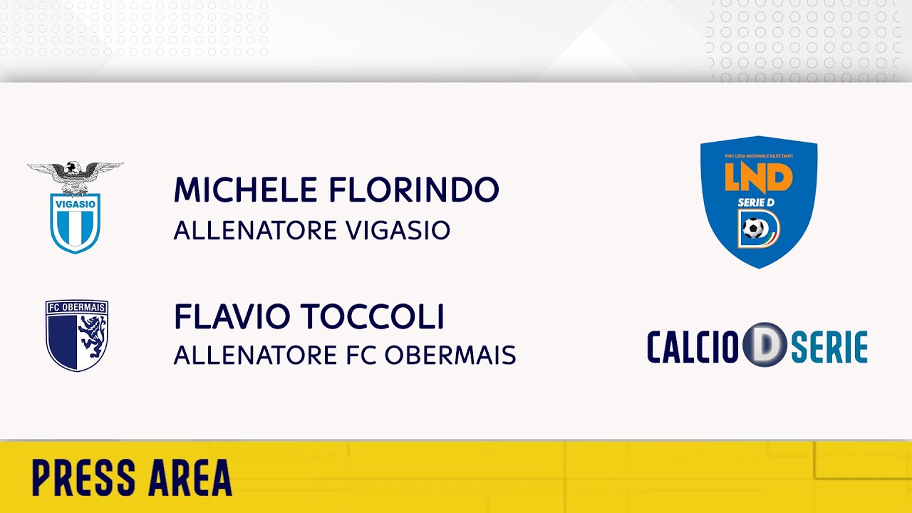 INTERVISTA TOCCOLI - FLORINDO post VIGASIO - FC OBERMAIS