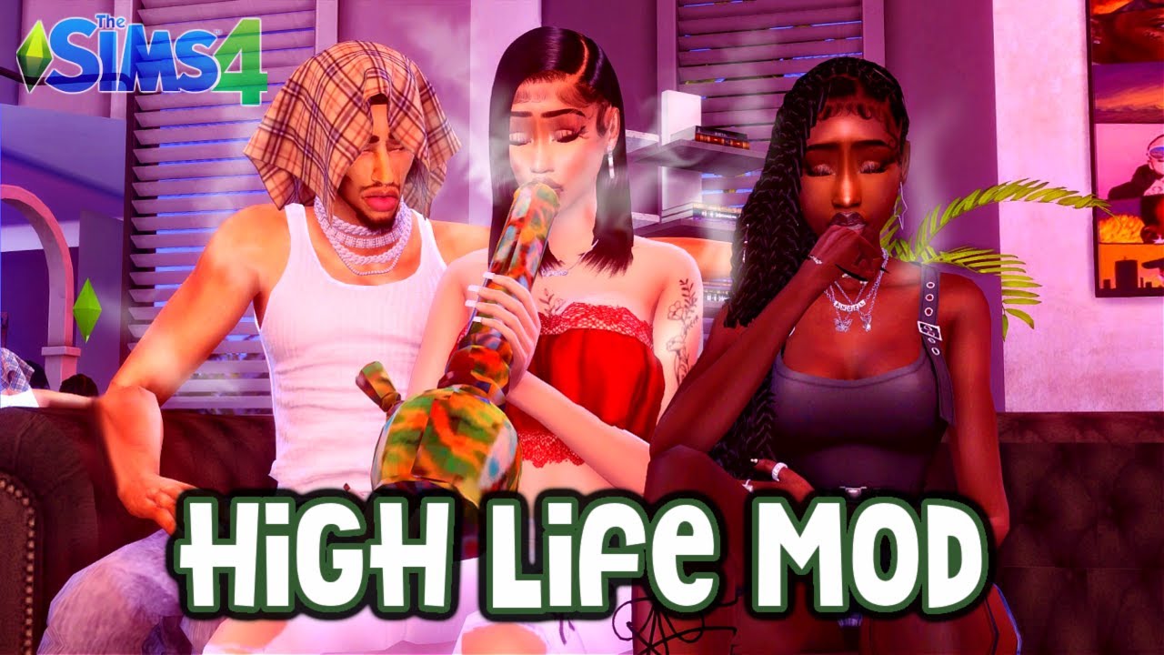 ВСЕМ КУРИЛЬЩИКАМ, ВСТАВАЙТЕ! 🍃💨 • МОД «ВЫСШИЙ КЛАСС» • THE SIMS 4