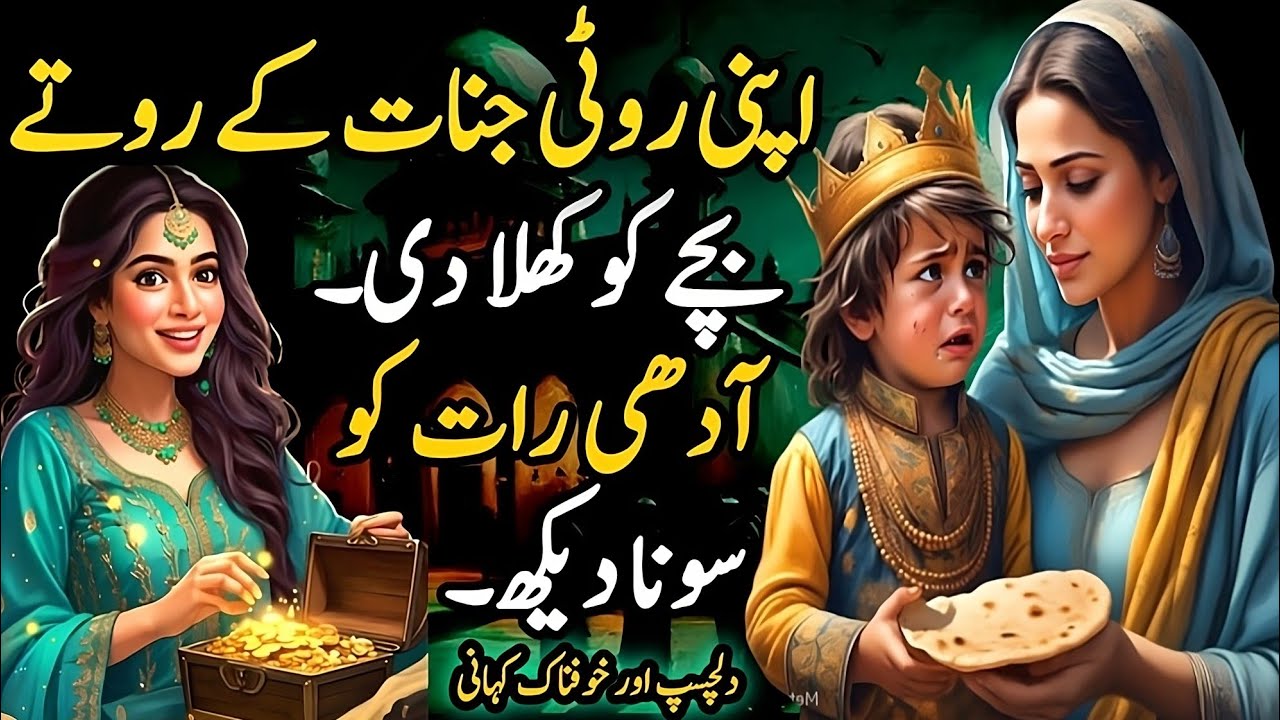 Apni Roti Jinnat Ke Rote Bachy | jinnat ki kahani | islamic waqia story | urdu kahaniyan urdu kahani