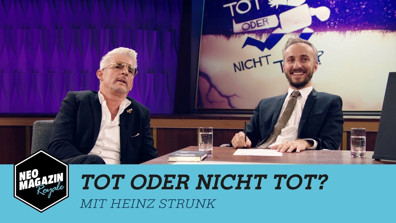 Tot oder nicht tot? mit Heinz Strunk |  NEO MAGAZIN ROYALE mit Jan Böhmermann - ZDFneo