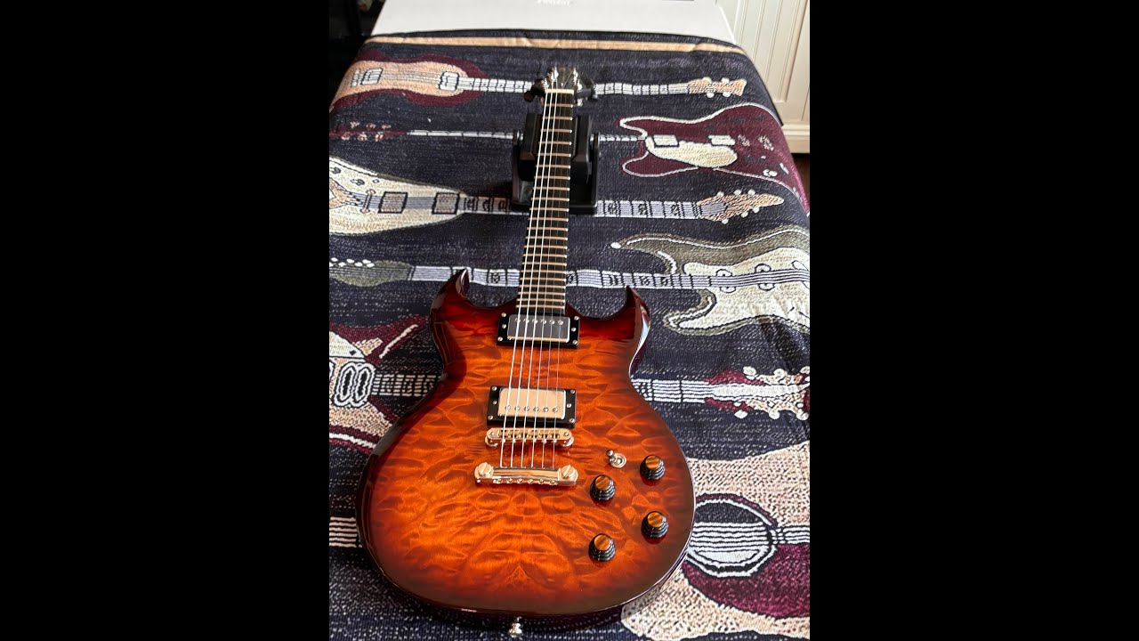 Samick, Greg Bennett, USA Series Custom Shop Torino breakdown and review.  An amazing SG.
