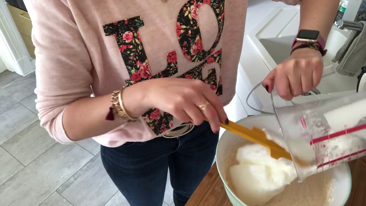 Glutenfreier Käsekuchen mit Haferflockenboden zum Muttertag - Backen mit Marisa Bonnen
