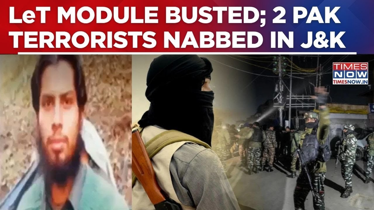 LeT Module Busted In J&K; 2 Pakistani Terrorists Nabbed; Punjab Link Exposed In Major Crackdown
