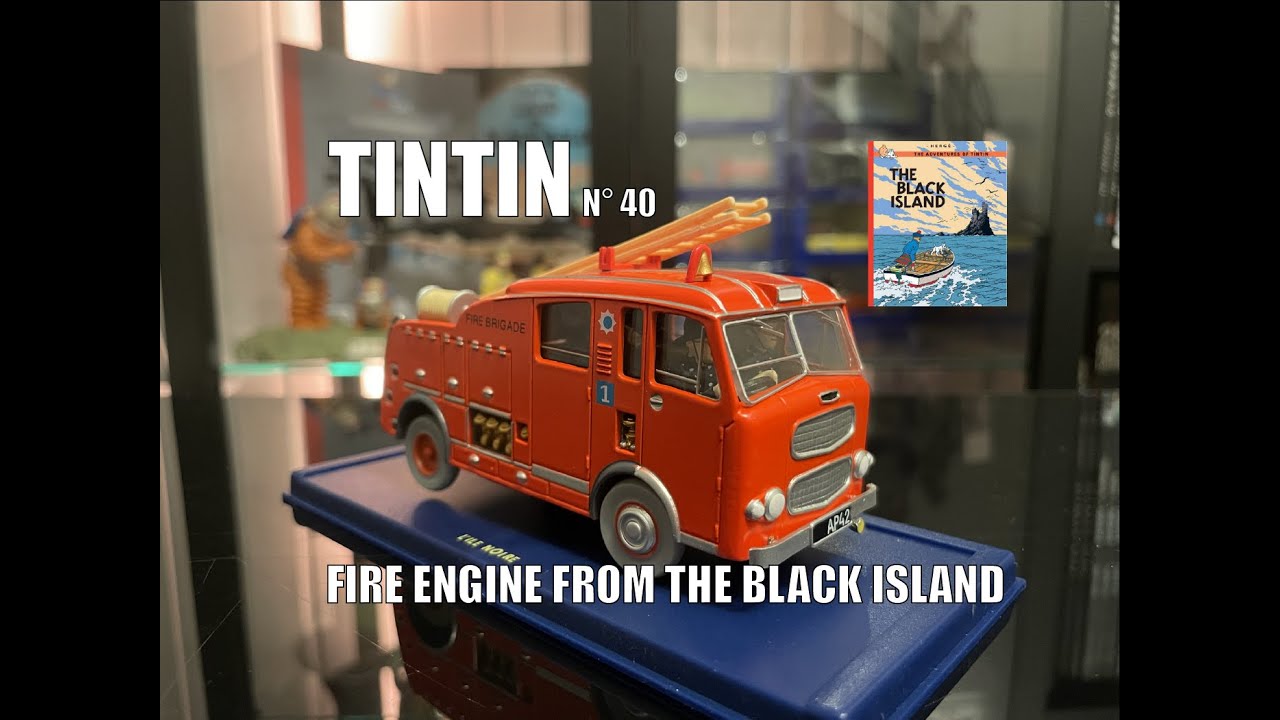 Tintin Car N&deg; 40 Fire Engine from The Black Island Atlas Edition