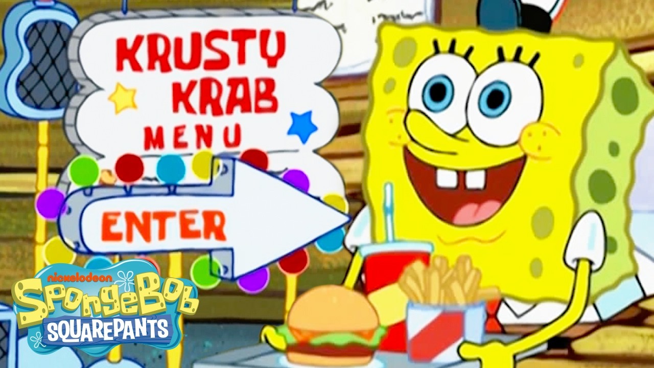 The Krusty Krab Opens a Drive Thru?! 🍔🚗 | Full Scene | SpongeBob
