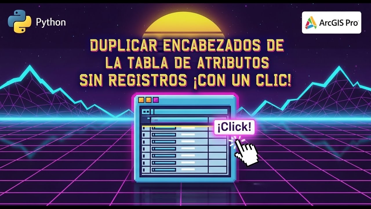Duplicar encabezados de la tabla de atributos de SHP a SHP (sin registros) - ArcGIS Pro y  Python