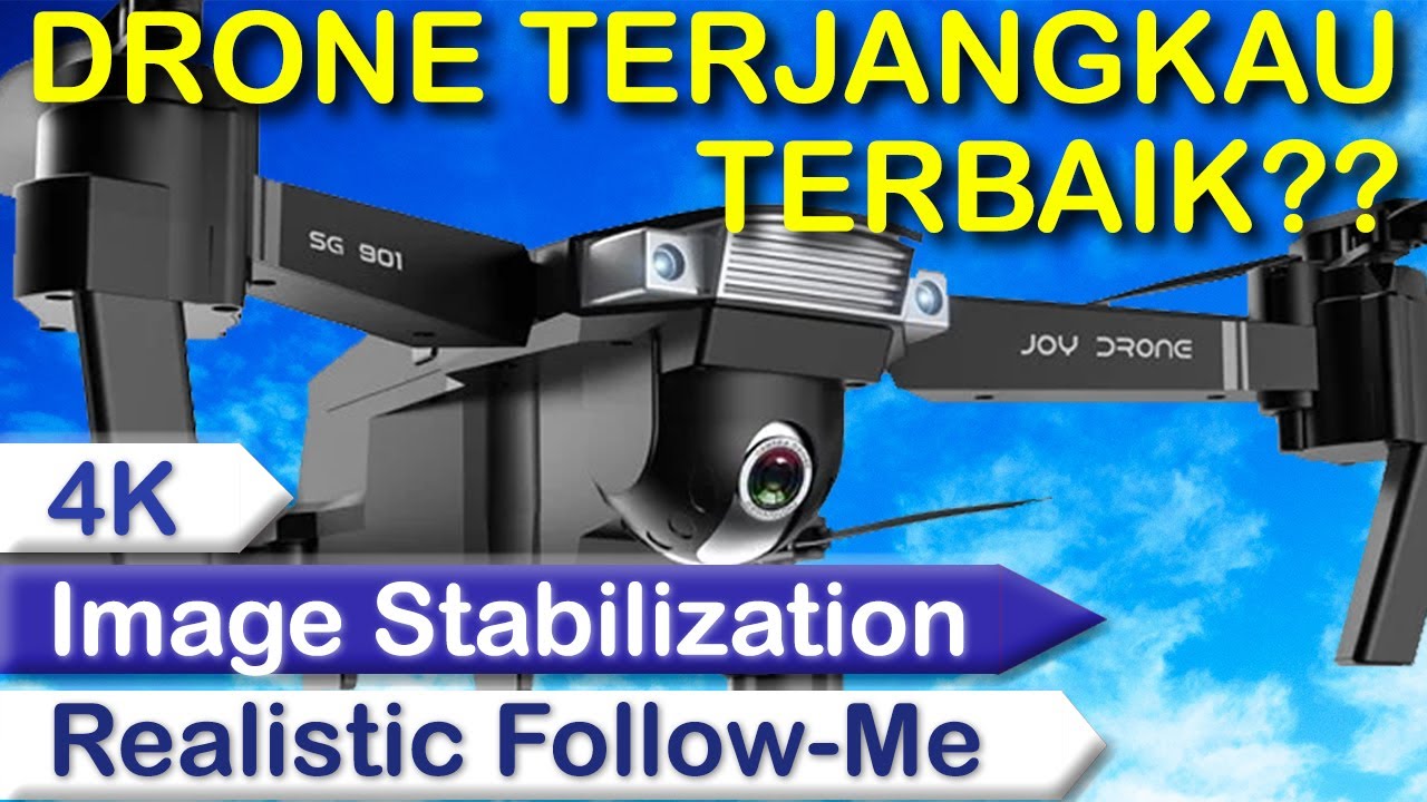 SG901 Drone 4K Dual Kamera Paling Stabil [Konektivitas & Tes Terbang Outdoor]