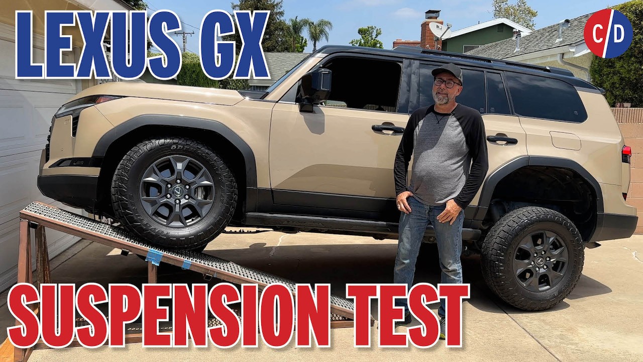 Подробный анализ подвески Lexus GX 550 и тест RTI | Car and Driver