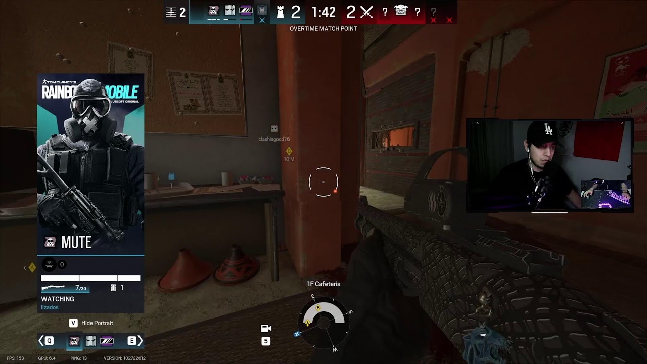 Playing Siege! I know I have 0 viewers. I read chat.