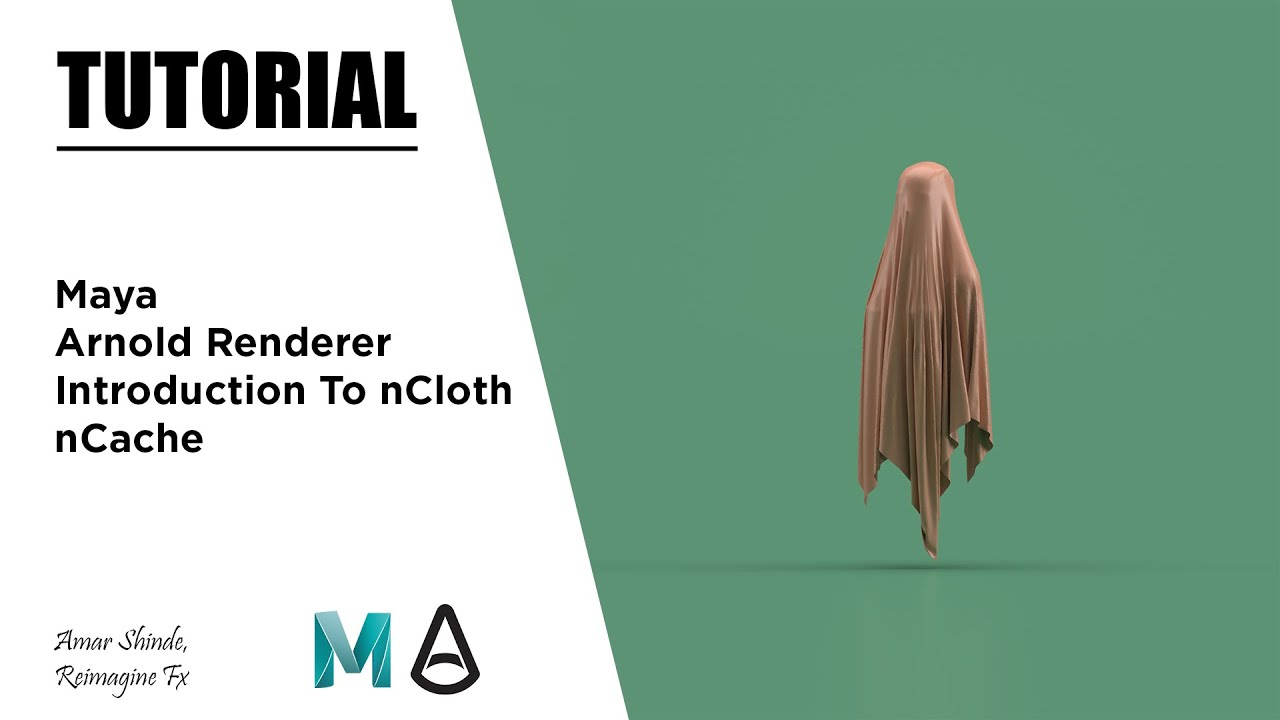 Introduction To nCloth In Maya And Arnold Renderer - Tutorial