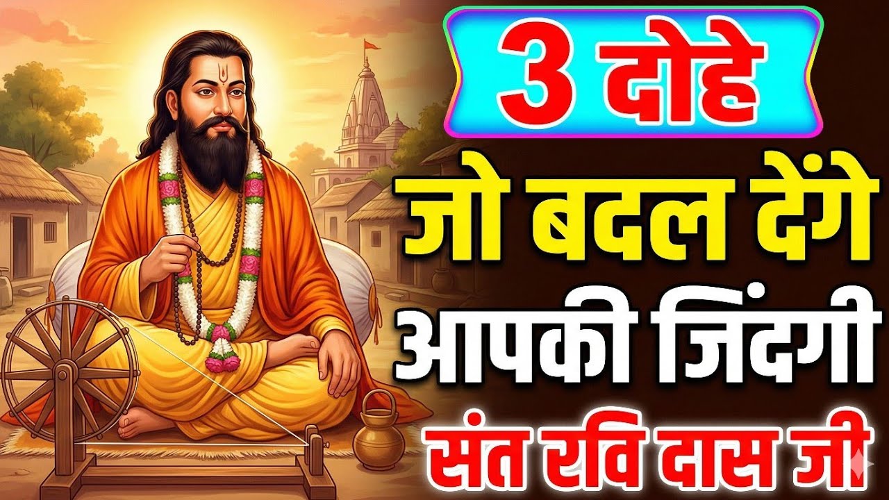 संत रविदास के दोहों के 3 महत्वपूर्ण सबक जो आपको सफलता दिलाएंगे |संत रविदास जी की अमृत वाणी | KD Vani