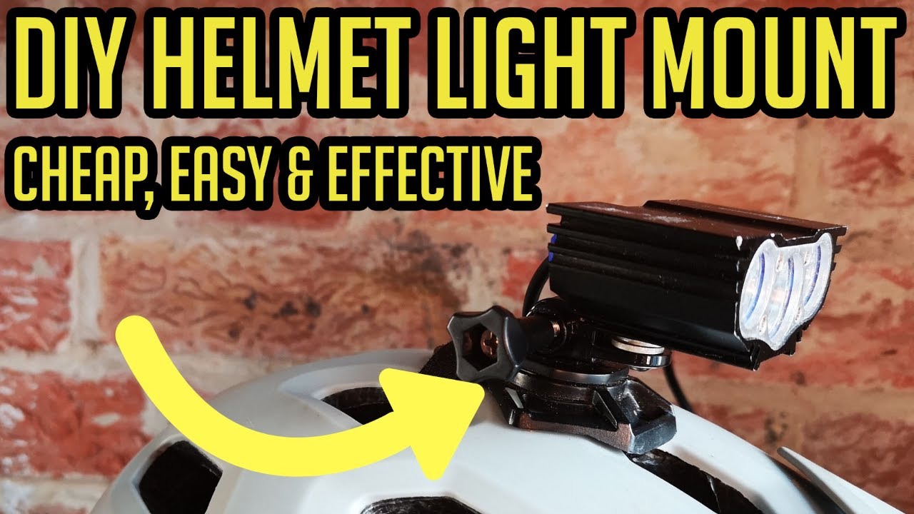 DIY GoPro Light Helmet Mount - Perfect For MTB Trail Riding