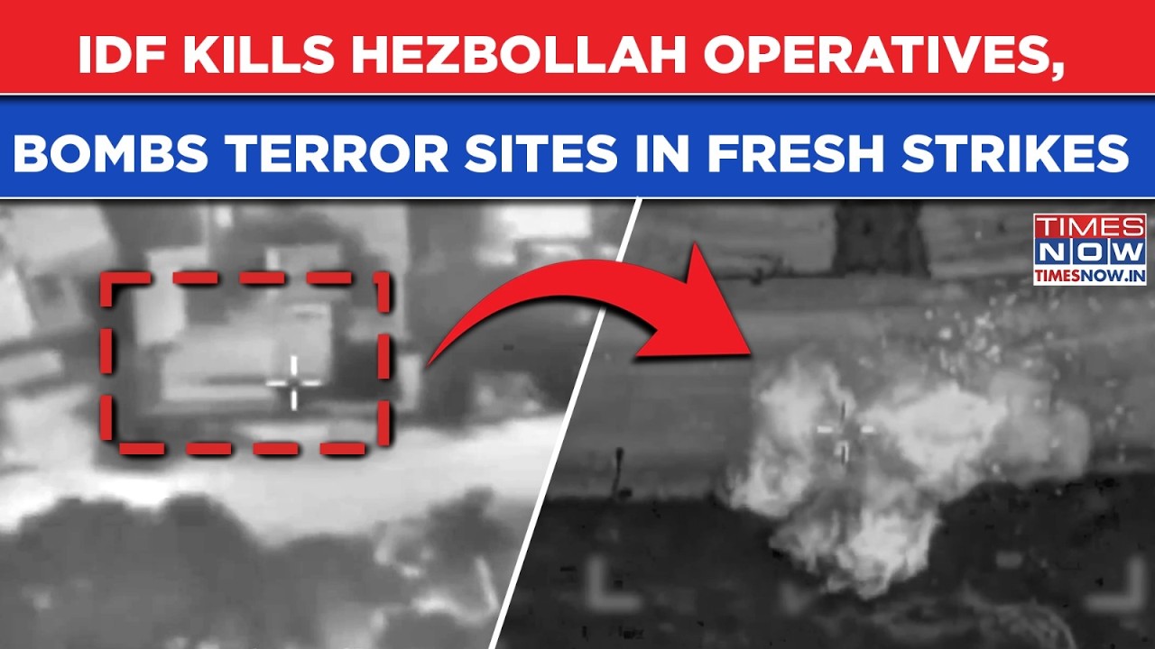 DRAMATIC FOOTAGE: IDF Bombs Hezbollah Terror Sites, Kills Several Militants In New Lebanon Strikes