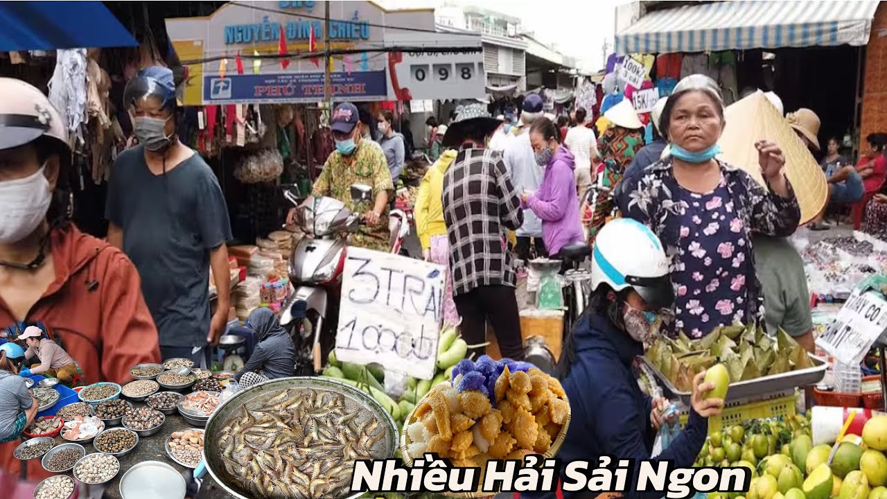 Bất Ngờ Chợ Nguyễn Đình Chiều Quận Phú Nhuận Hải Sải Ngon Vỡ trận bà con đi đông vui | SaigonMarket