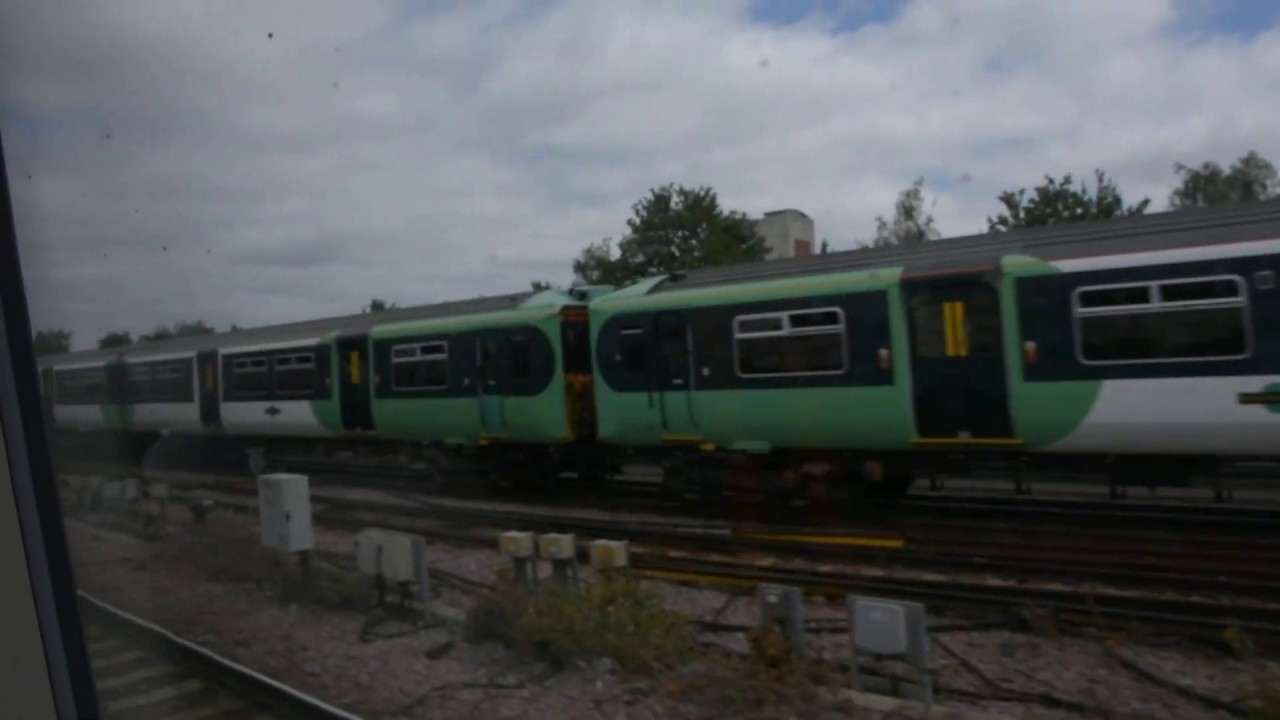 TRAIN RIDE, CRYSTAL PALACE STATION TO CANADA WATER.