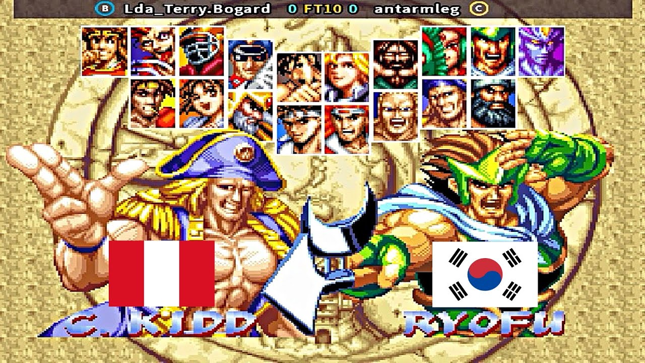 World Heroes Perfect - Lda_Terry.Bogard vs antarmleg FT10