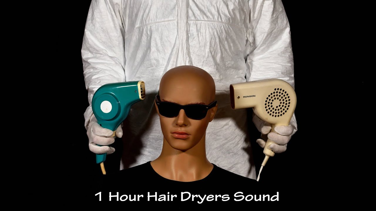 Two Hair Dryers Sound 27 | ASMR | 1 Hour Technological Lullaby to Sleep and Relax