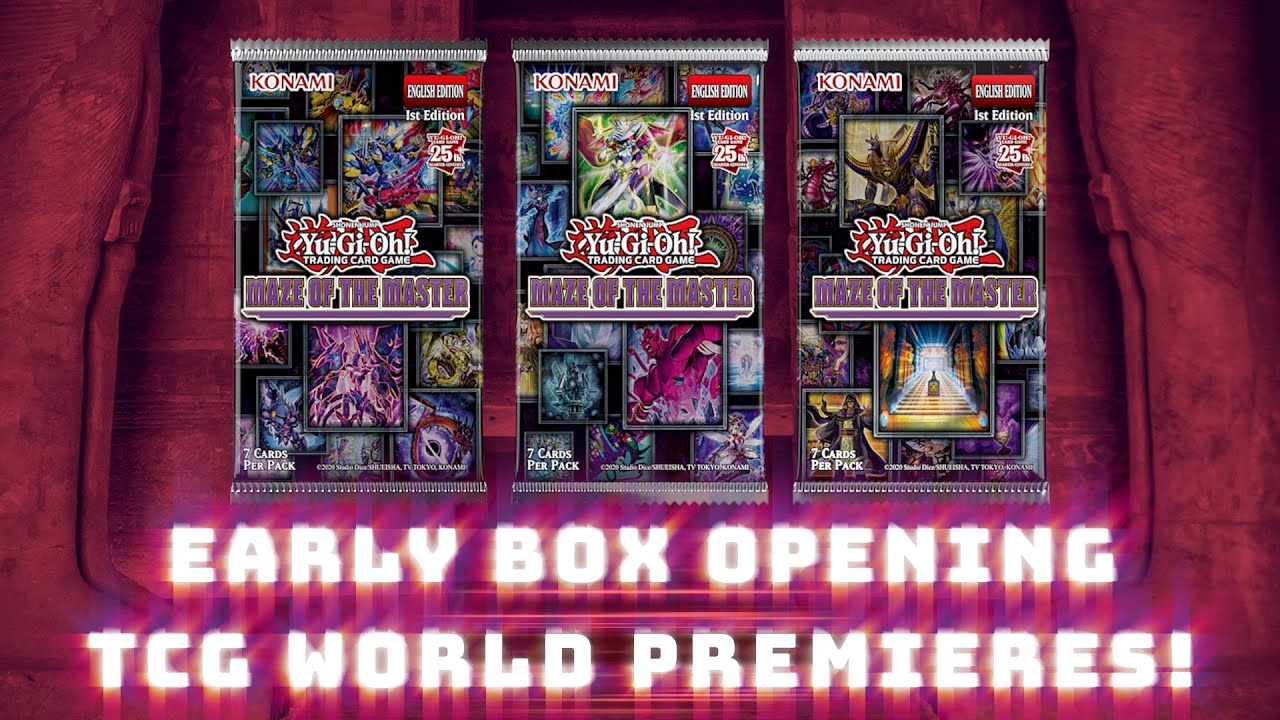 ☆ Yu-Gi-Oh! TCG WORLD PREMIERE ☆ MAZE OF THE MASTER ☆ Early Unboxing & New Cards! ☆