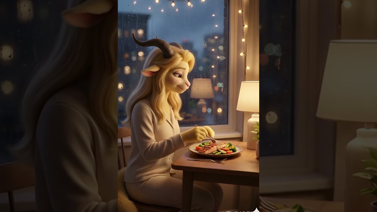 A Soft Evening Reset with a Monster Girl 🌙🕯️ 
