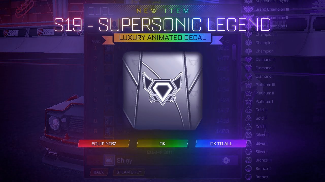 THE *NEW* SEASON 19 RANKED REWARDS SHOWCASE IN ROCKET LEAGUE!