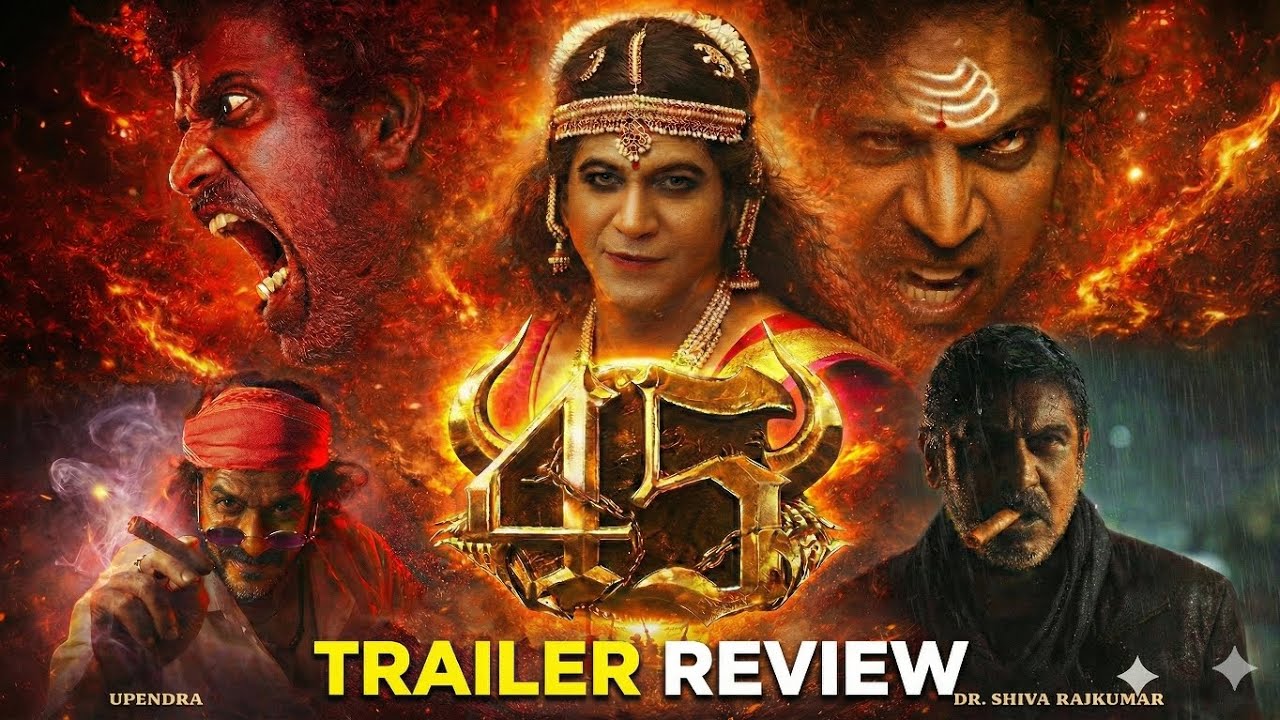 45 Film😱 Trailer review 😟|| 🙆‍♂️45 movie break down 😐