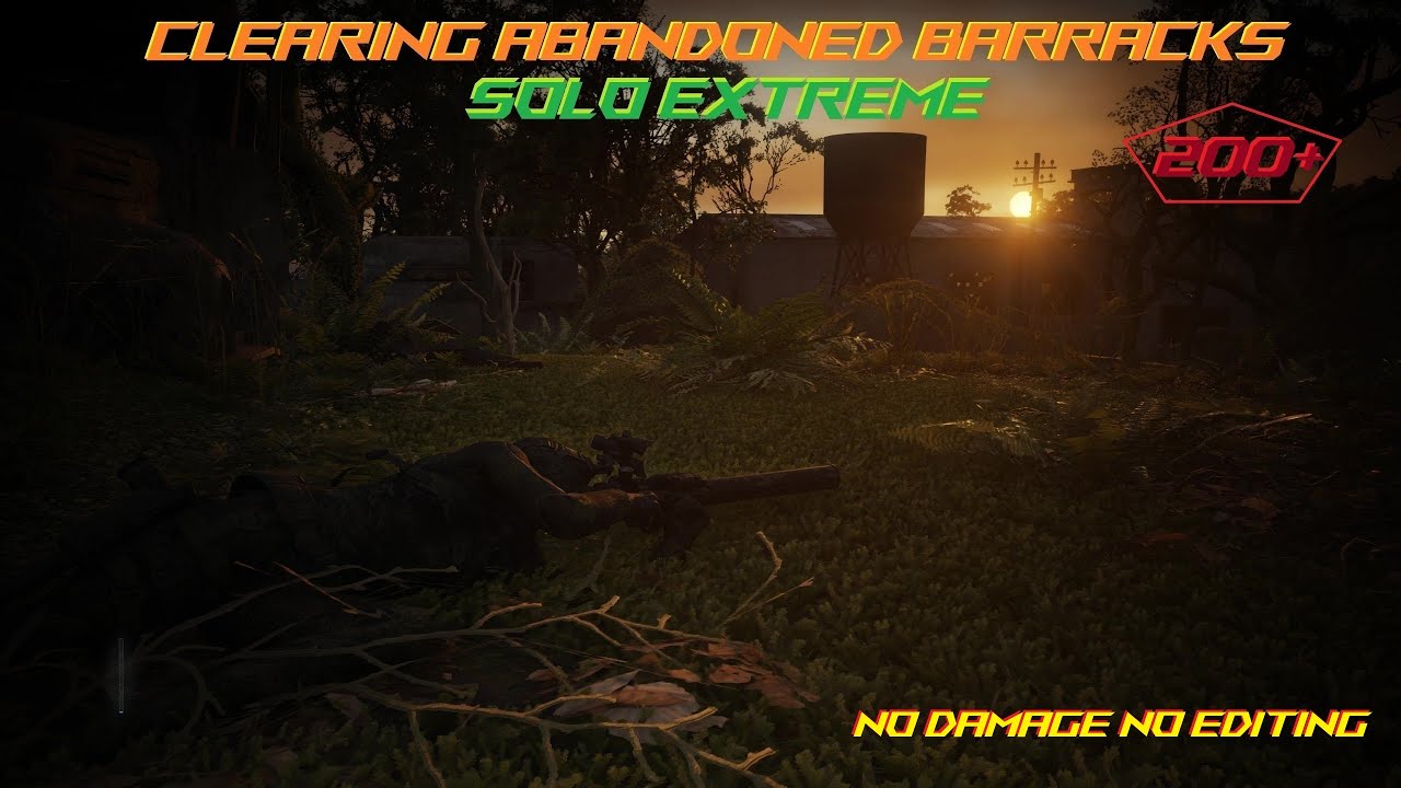 GHOST RECON BREAKPOINT: CLEARING ABANDONED BARRACKS SOLO EXTREME!