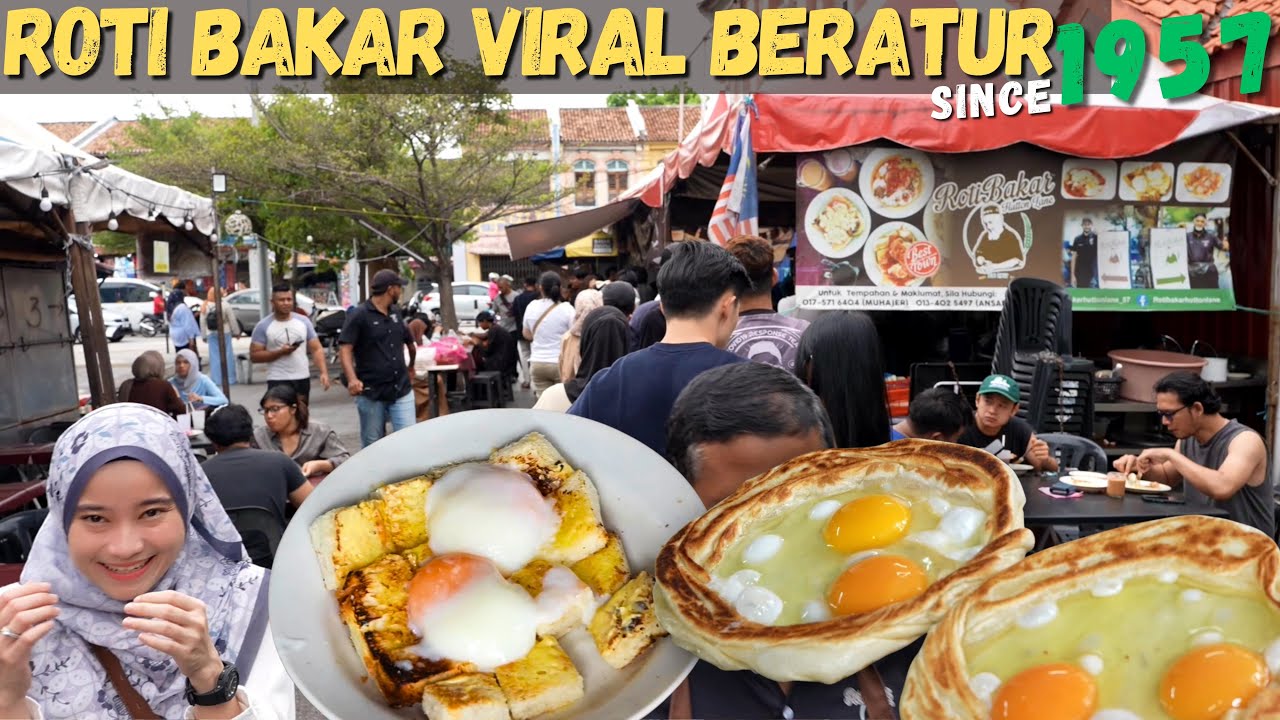 Penang's Legendary Roti Bakar Hutton Lane, Est. 1957 🍞🔥
