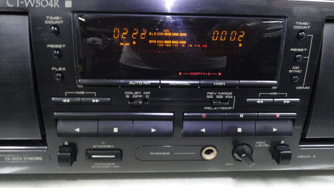 O Rei do Som - Tape Deck Duplo Pioneer CT-W504R