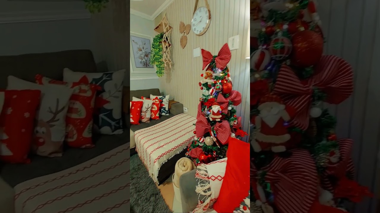 👉 Minha casinha pronta pro Natal 🎄✨#natalemcasa #vidareal #rotinadolar