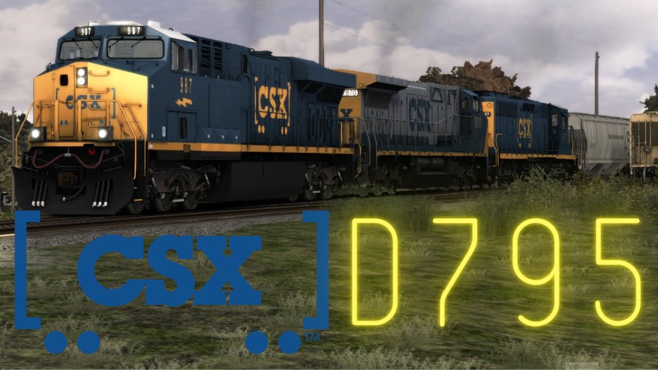 Train Simulator Classic CSX D795 Manifest From Hanover To Hagerstown. CSX Hanover Subdivision.