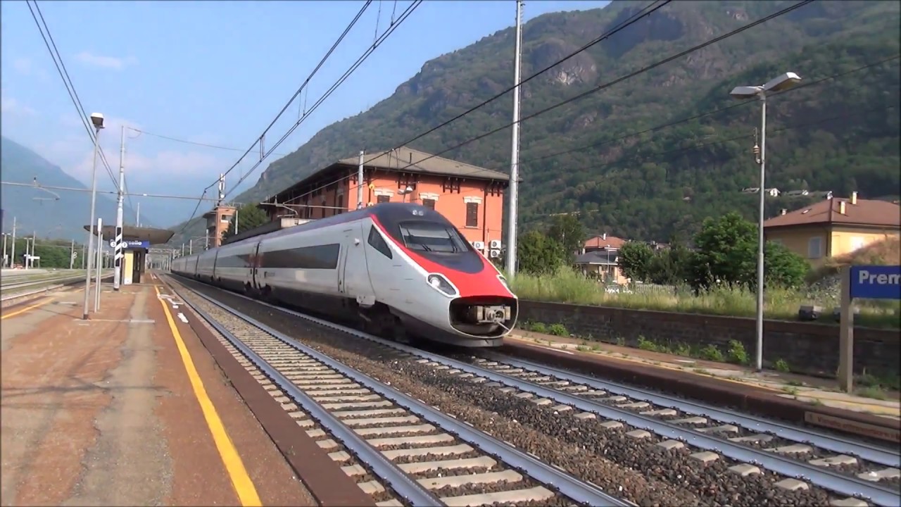ETR.610 SBB IN TRANSITO A PREMOSELLO E PREGLIA (VB) LINEA DEL SEMPIONE .22 - 6 - 2014