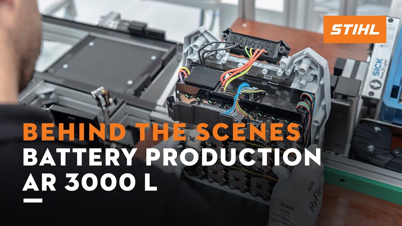 STIHL AR 3000 L portable battery pack | Behind the scenes