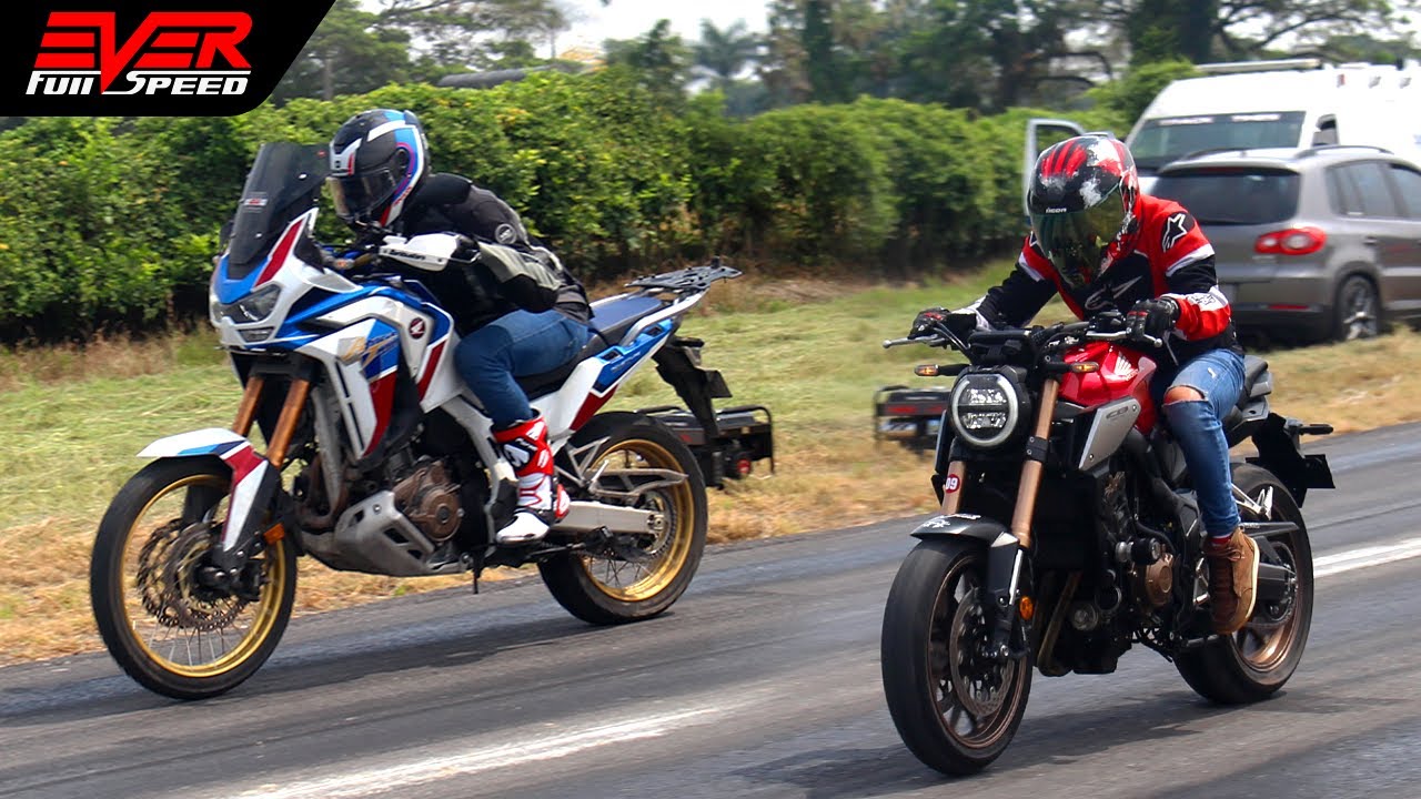 Yamaha RX 🆚 Honda CB650R 🆚 Africa Twin 🆚 CBR600RR 🆚 CB1000R🔥 DRAG RACING 🔥 Track Times 2022