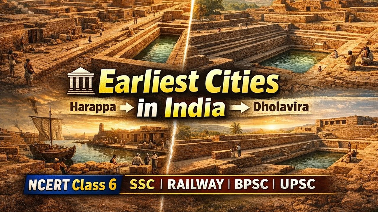 Indus Valley Civilization Explained | NCERT Class 6 Chapter 3 | SSC Railway BPSC UPSC @SSCMAKER 