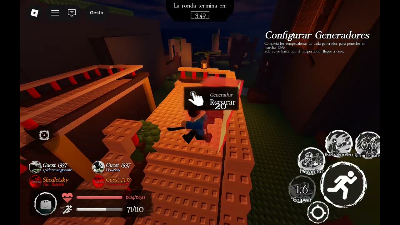 Un tóxico y una partida les dejé su user y ya xd 