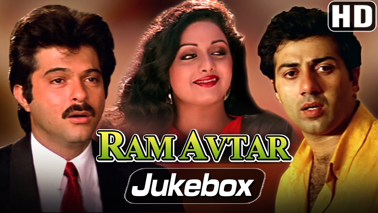 All Songs of Ram Avtar - Sunny Deol, Sri Devi, Anil Kapoor - LAXMIKANT PYARELAL
