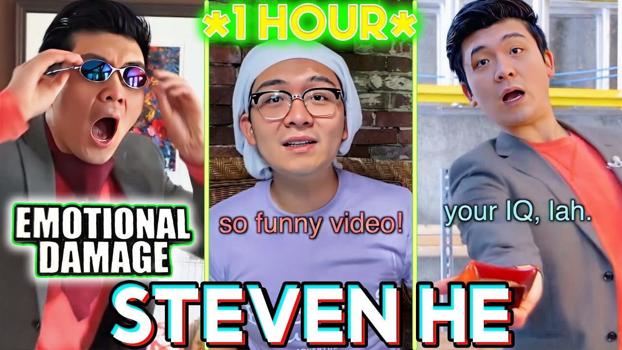 *1 HOUR* Steven He Emotional Damage Tiktok Funny Videos - Best tik tok of @StevenHe  2024
