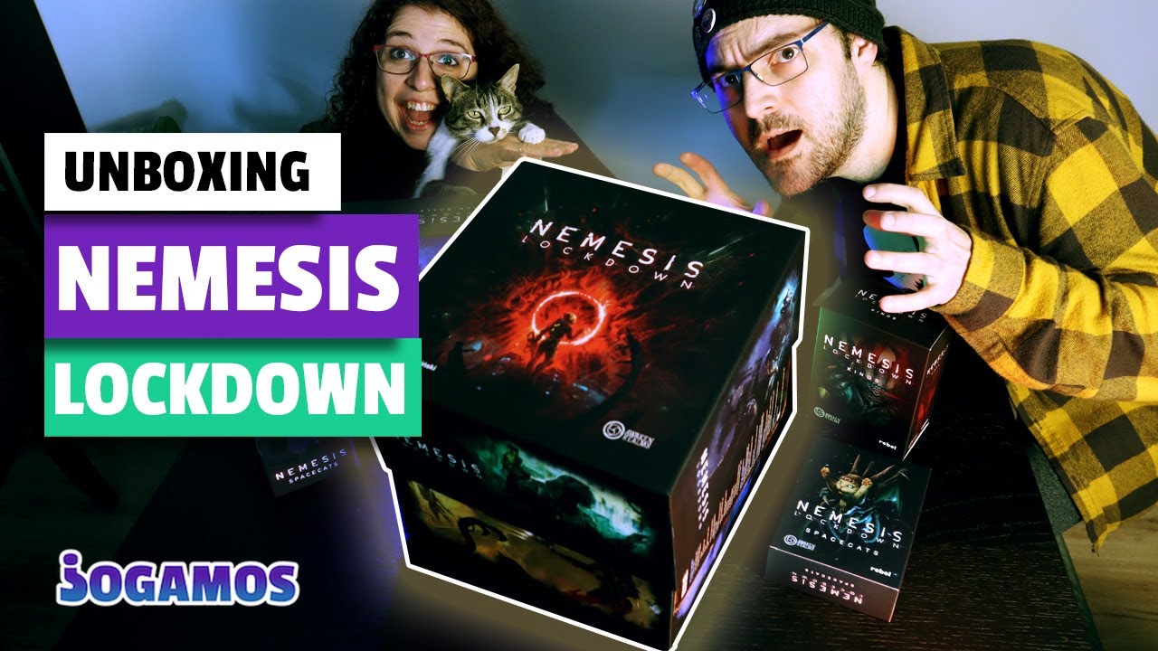 Unboxing Nemesis Lockdown 😱| kickstarter stretch goals