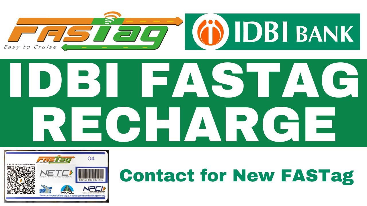 IDBI FASTag Recharge #idbi #fastag #fastagrecharge