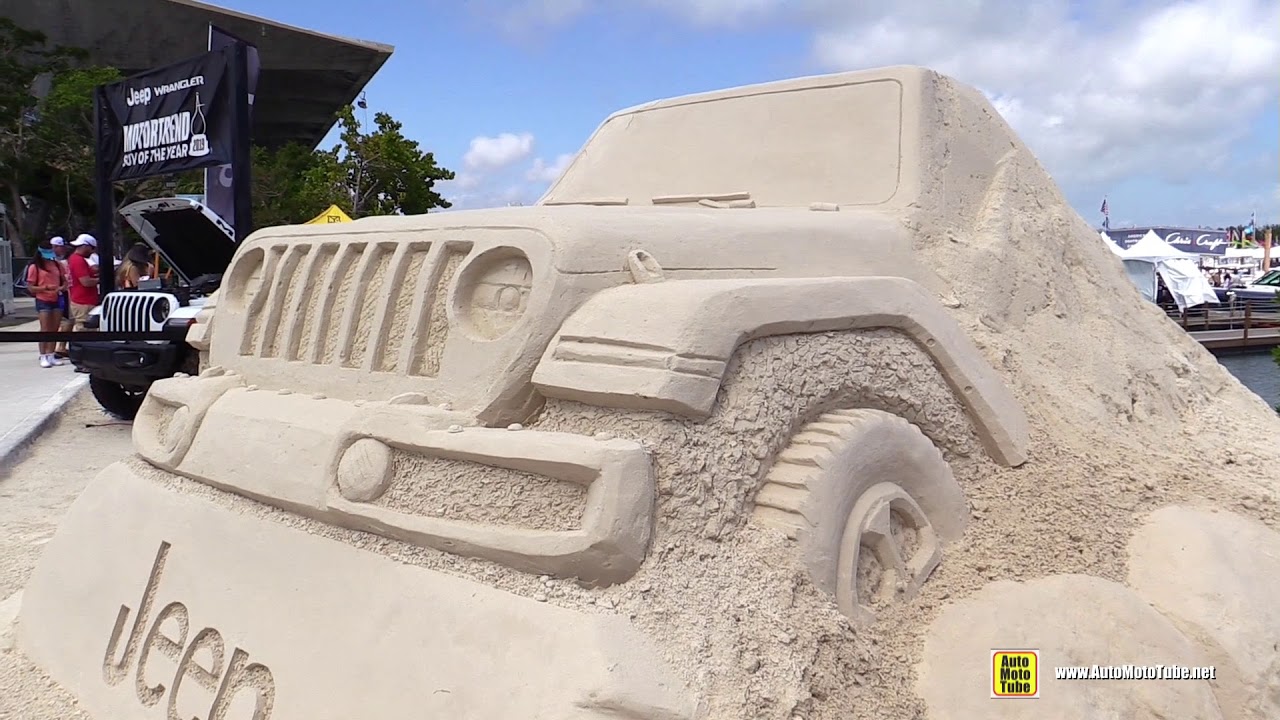 2019 Jeep Wrangler Sand Sculpture - Walkaround - 2019 Miami Boat Show