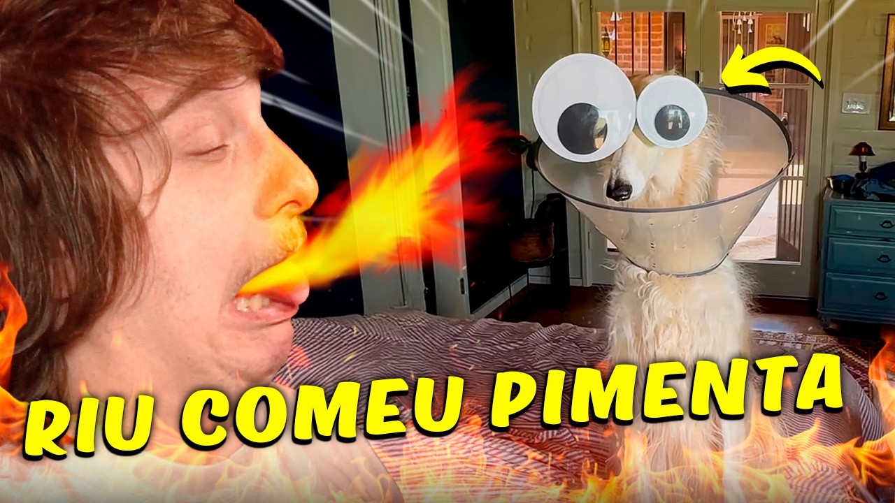 Se rir COME A PIMENTA MAIS FORTE DO MUNDO (n &eacute; meme)! N&atilde;o pode rir Vers&atilde;o pimenta