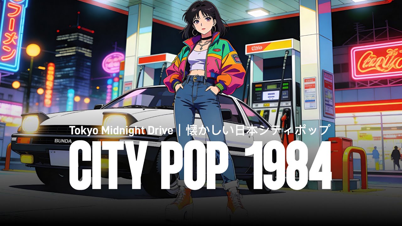 City Pop Mix 🌃 80s Japanese Music Playlist | Tokyo Night Drive 2 Hours | Synthwave BGM 懐かしい日本