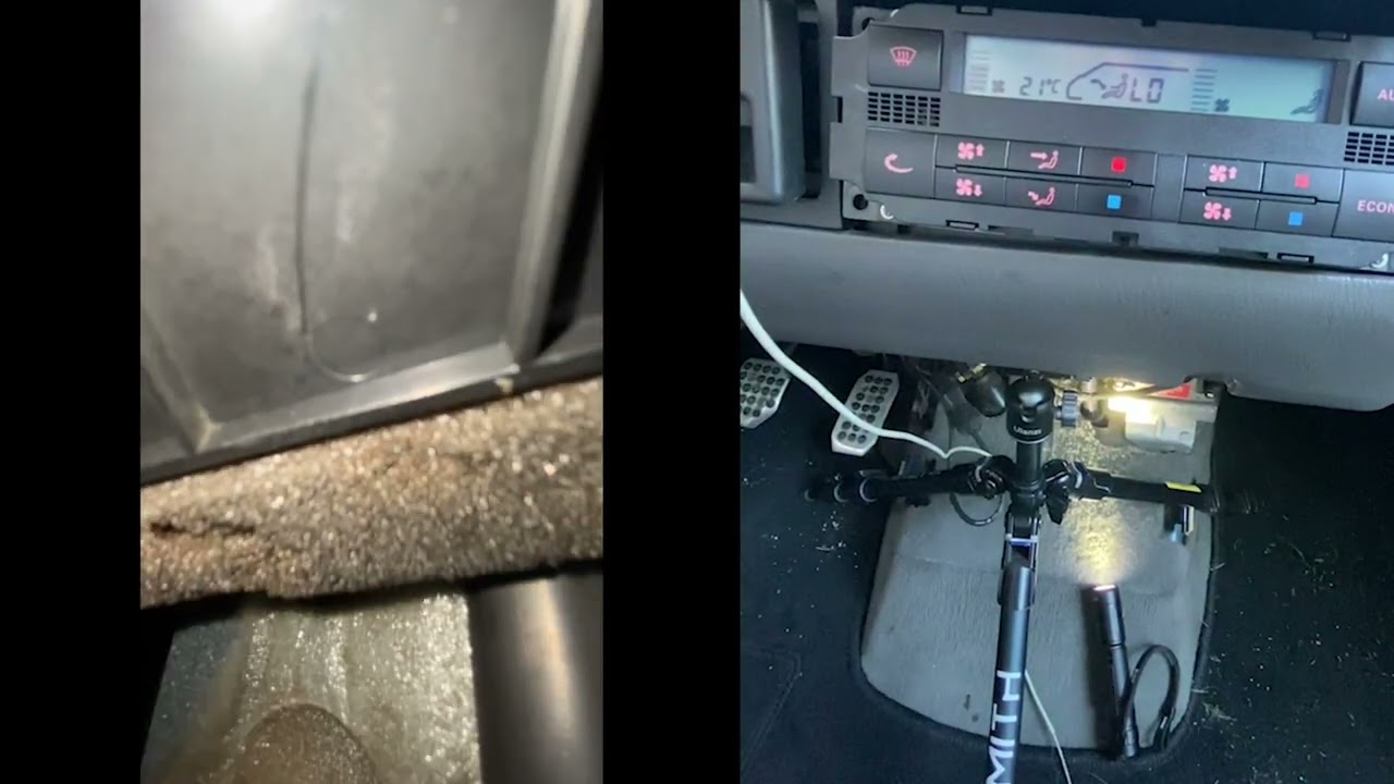 VW T4 with Climatronic - air blend flaps positions