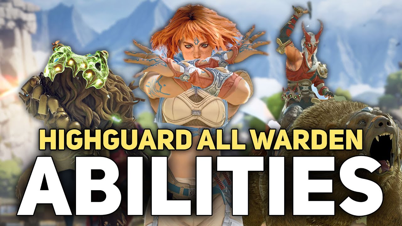 Все анимации выбора персонажа, способности и ультимативные способности Стража Высокой гвардии.