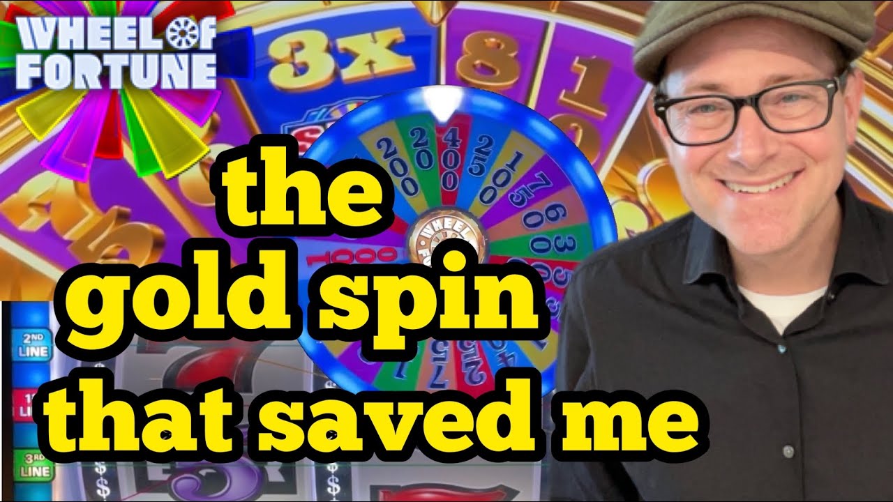 Wheel of Fortune slot machine (BIG GOLD SPIN) Soboba Casino 🎰